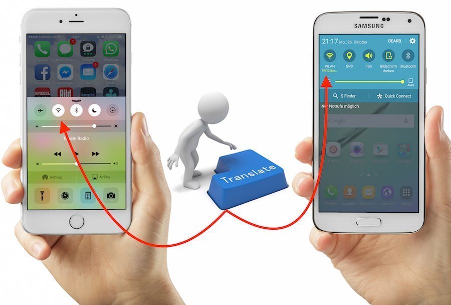 Android Apple finden Funktion Galaxy HTC Huawei iOS iPhone LG Samsung Smartphone Sony suchen Umstieg versteckt Wechsel wiederfinden Xperia WLAN einschalten ausschalten