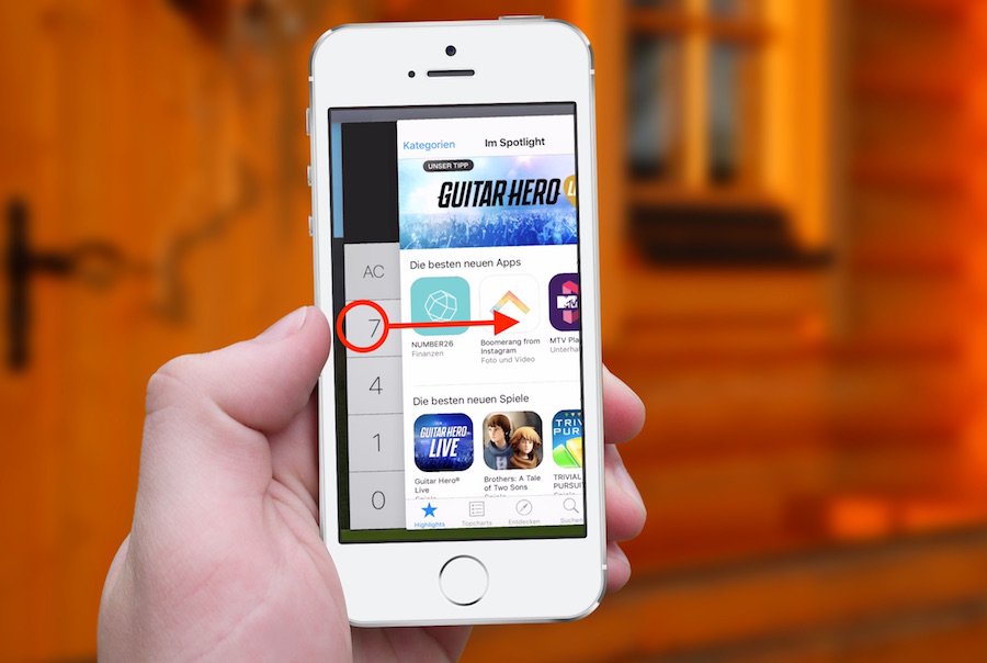 iPhone iOS9 Geheimer 3D Touch wechselt zwischen den zuletzt genutzten Apps 2