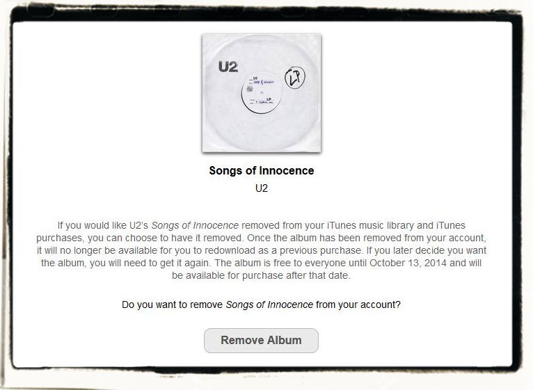 Apple iPhone 6 plus U2 Innocence Album iTunes löschen Speicher freimachen 2
