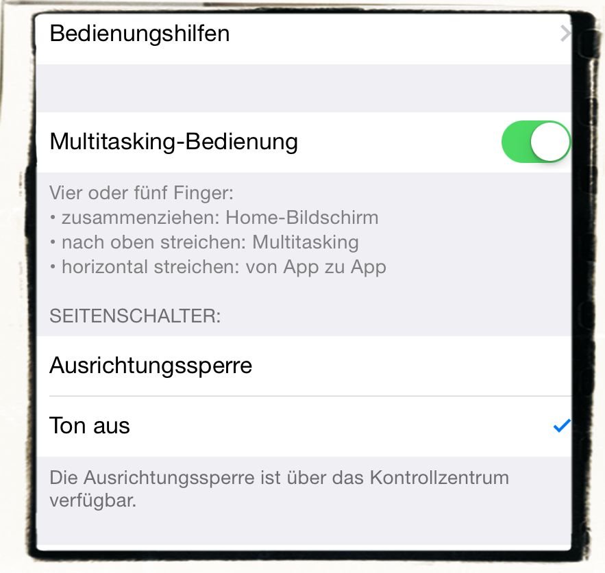 iPad Multitasking Bedienung geöffnete App zwischen Programmen switchen BB