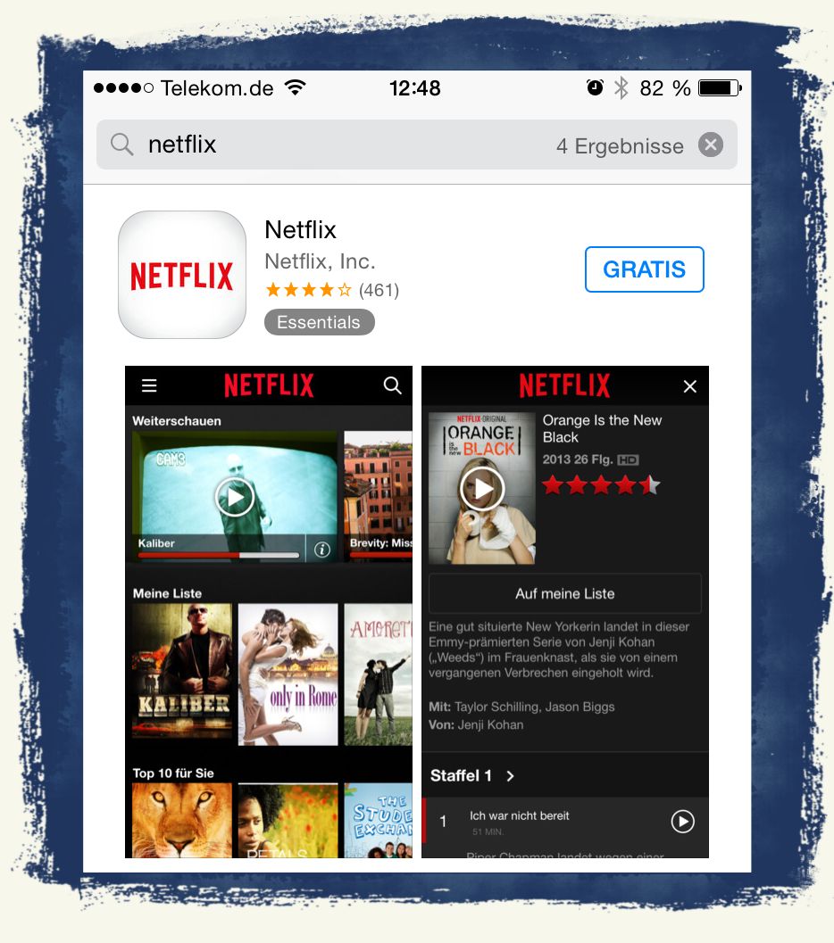 Netflix,iPhone,Fernseher,übertragen,streamen,kostenlos,Probemonat 4