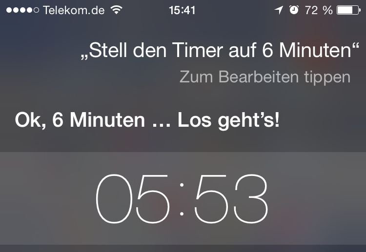 iPhone,Siri,Timer,Uhr,iOS8 4