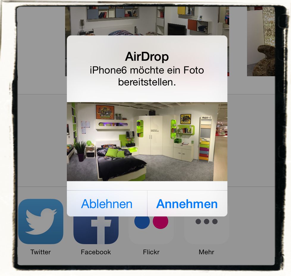 AirDrop,iPhone,iPad,Apple,Daten übertragen 5