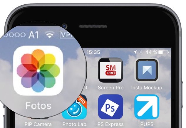 iPhone Foto vorher nachher Vergleich App bearbeiten aufhellen verstärken Farben speichern 1