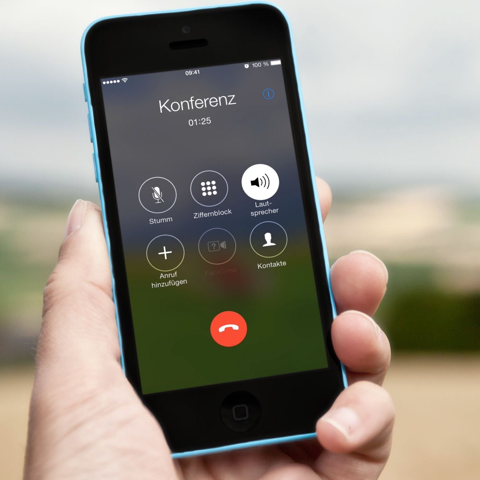 iPhone Telefon Dreierkonferenz Anruf Gespräch Makeln BB