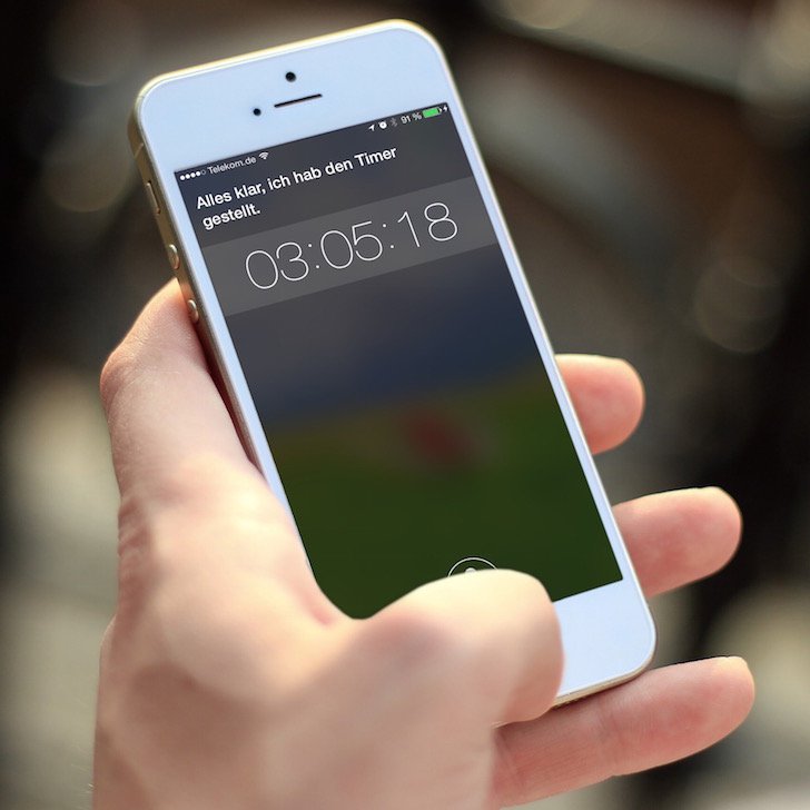 Siri iPhone Kommando Timer Sekunden Minuten Stunden stoppen beenden Countdown 2