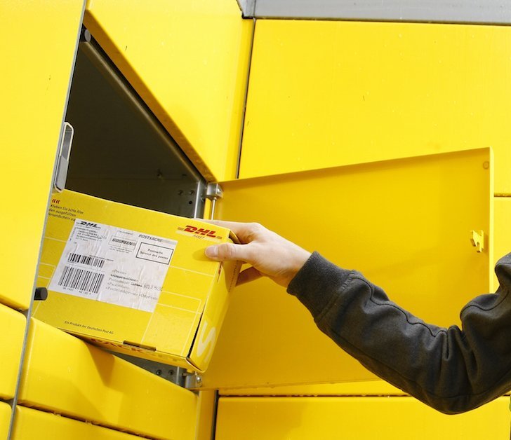Packstation DHL Deutsche Post Fach nochmal öffnen Paket Päckchen Lieferung Sendung 4