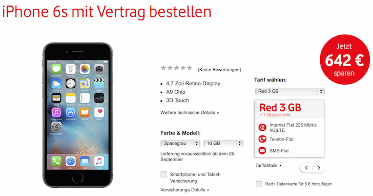 129,90 EUR (Originalpreis bei Apple 739,00 EUR