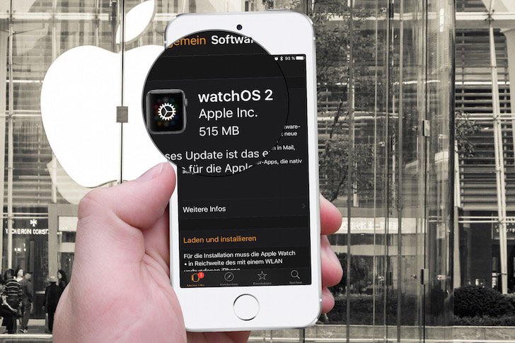 Apple Watch iPhone WatchOS 2.0 Update Upgrade Aktualisierung verschoben 1