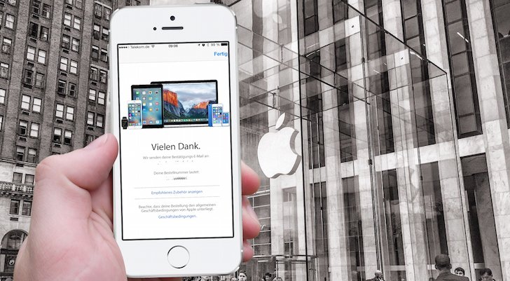 iPhone 62 Bestellung Apple Store Online Bestätigung