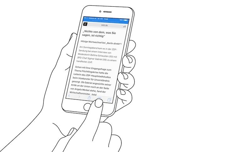 iPhone Reader-Ansicht PDF konvertieren speichern iBooks exportieren 2