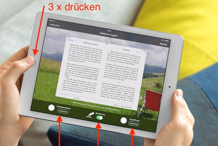 iPad Präsentation App Keynote Numbers Pages iBooks freigeben sperren Dritte überlassen 2