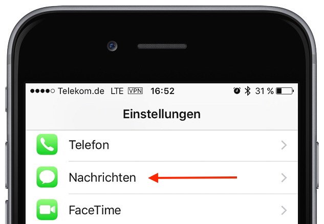 iPhone iMessage abmelden Problem SMS-Empfang 1