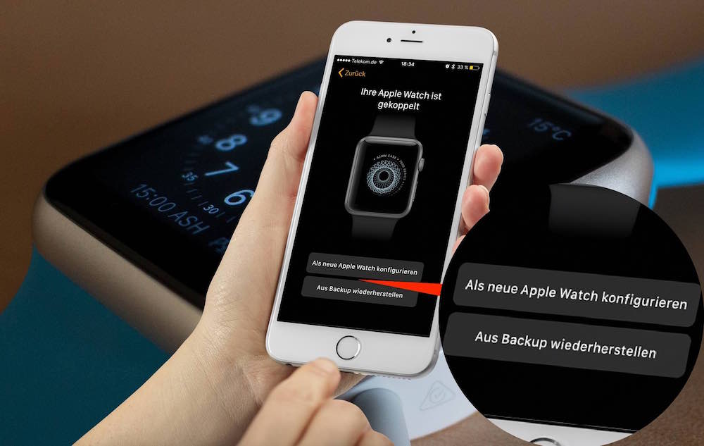 Apple Watch Backup erstellen