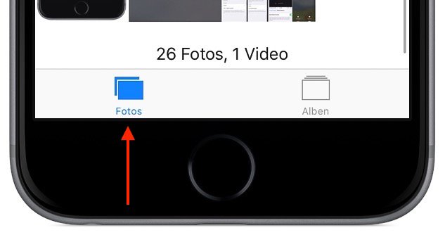 iPhone Mehrere Fotos gleichzeitig markieren löschen 1